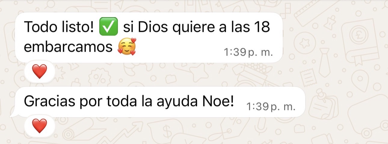 Testimonio de un pasajero